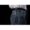 AIXUAN Zinc Alloy and Gold Leather Keychain, 2 Keys Rings,Comes
