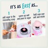 Nostalgia Cotton Candy Flossing Sugar (3-Pack), Grape, Pink Bubble Gum,
