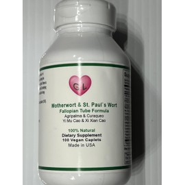 Generic Motherwort Herb & St. Paul`s Wort, Xi Xian Cao & Yi Mu Cao Fallopian Tube Formula 100 Caplets