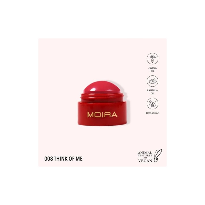 Moira Rubor Soft Blush Balm (008, Think of me)