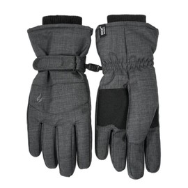 Heat Holders | Ladie's Waterproof Performance Ski Gloves | Dual Insulated, Windproof & Adjustable Fit | Warmth for Skiing & Winter Sports | Charcoal | Womens Size | M/L