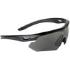 Swiss Eye Nighthawk Sunglasses 3 Interchangeable Lenses Black Rubber Frame