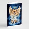 Caroline's Treasures Pomeranian My Angel Greeting Cards Pack of 8