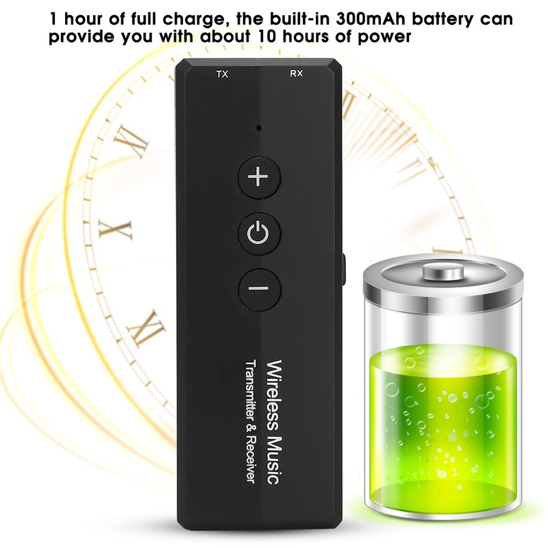 Receiver Transmitter for Bluetooth 5.0 3 in 1 Function Built