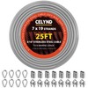 CELYND Stainless Steel Cable for Railing - 25FT 3/16" T316