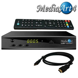 Mediaart Turkish TV Satellite Receiver 4 Full HD Astra + Türksat Programmed USB