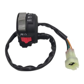 M MATI Left Handlebar Control Engine Run Off Headlight Switch for Yamaha ATV Banshee 350 YFZ350 2002-2006 5FK-83975-11-00