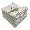 Imabari Towel Face Towel, Set of 5, Waffle Weave, Off-White,