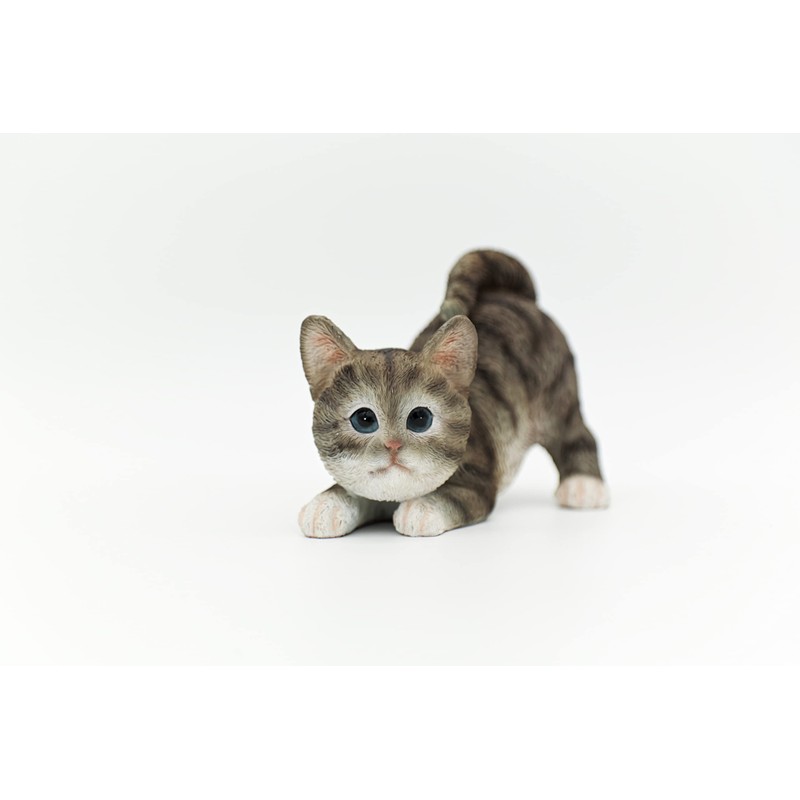 DecoTrend GmbH Decorative Figurine Little Cat Lurking 11.5 x 7