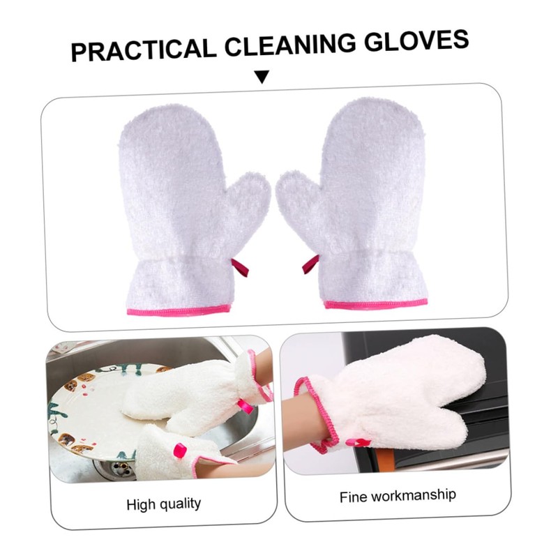 Healeved Heavy Duty Work Gloves 6pcs Hanging Cleaning Gloves Waterproof