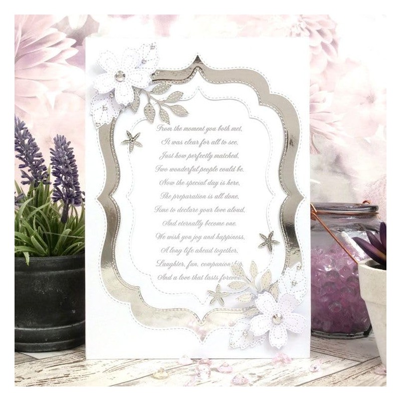 Hunkydory Crafts Perfect Poetry Foiled Paper Pad - Moments