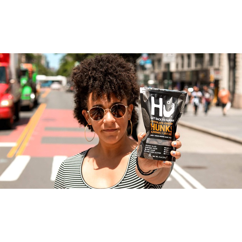 Hu Hunks Vegan Chocolate Covered Almonds With Sea Salt |