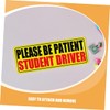 GRIRIW Magnetic Student Drivers Sign 10 Pcs Car Magnets Reflective