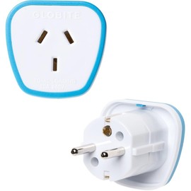 Globite Outbound Europe Travel Adaptor, White