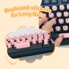 Raised Keyboard Stickers for Long Nails Typing and Gaming -