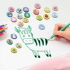 54PCS Animal Magnets for Refrigerator Decorative Fridge Lockers Magnets Cute