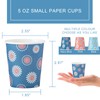 SIUQ 300 Pack 5 oz Paper Cups, Disposable Bathroom Cups,