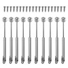 KEILEOHO 10 PCS Hydraulic Support Cabinet Hinge, 100N Soft Close