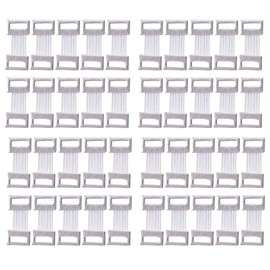 Bandage Clips, 120 Pieces Stretch Metal Clasps for Various Types of Bandages, Interchangeable Wrap Lock Clips, Latex Free Bandages Accessories (White)