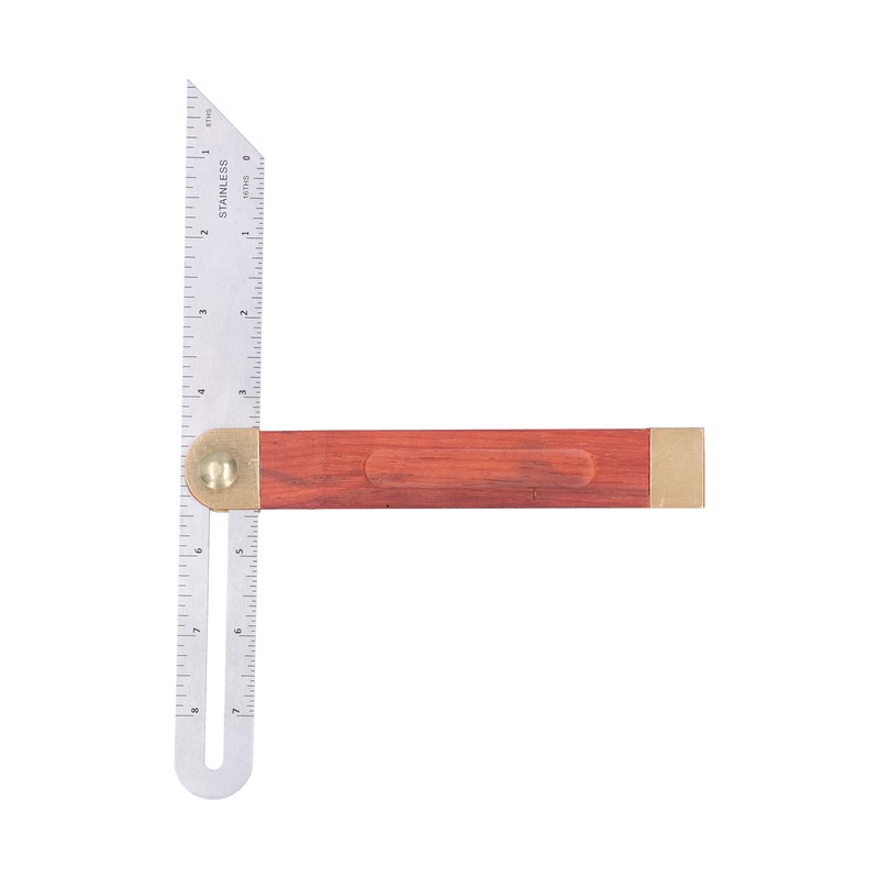 Woodworking Bevel Movable 9in Sliding T Carpentry Adjustable Angle Ruler