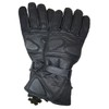 Mens Motorcycle Gauntlet Leather Insulated Gloves Visor Wiper on Index