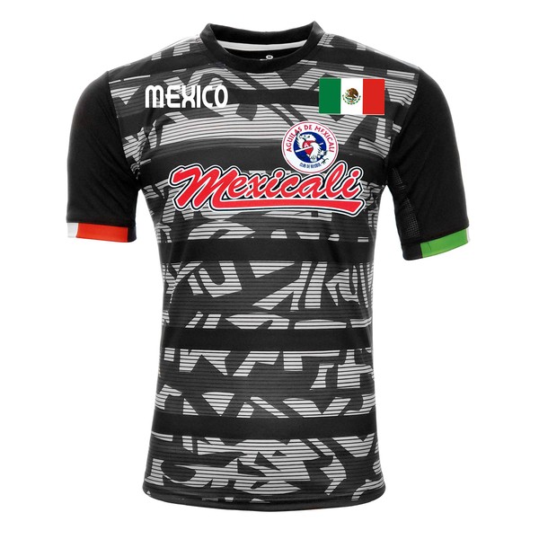 Jersey Mexico Aguilas de Mexicali 100% Polyester Black/Grey_Made in Mexico (X-Large)