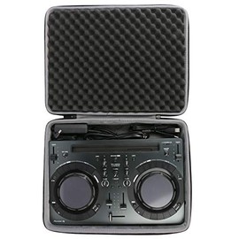 co2crea Hard Travel Case replacement for Pioneer Pro DJ DDJ-WeGO4 / DDJ-WEGO3 Compact DJ 4/Dual Deck Controller