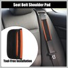 RATCHROLL 2pcs Universal Seat Belt Shoulder Pad Faux Leather Car