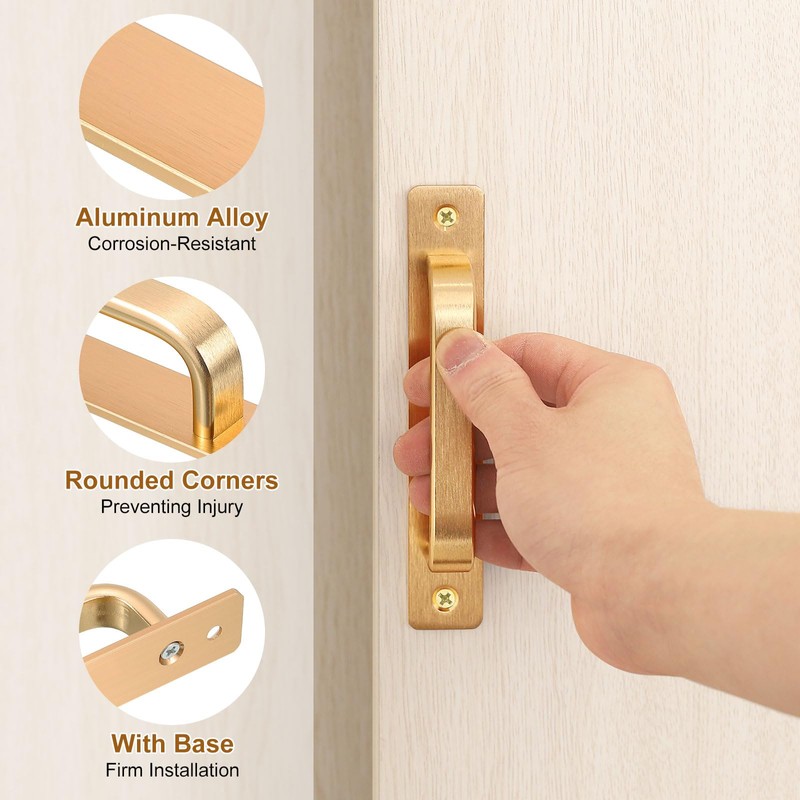 sourcing map 2 Pcs 5.04 Inch Square Cabinet Handles with