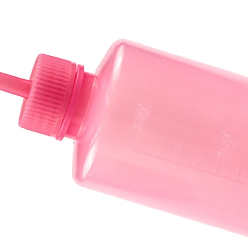 Eyelash Cleaning Bottle, Elbow Spout Empty Plastic Squeeze Wash Bottle