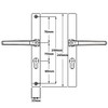 UPVC Door Handle Hoppe Ferco 70mm 70PZ 200mm Fixings Double
