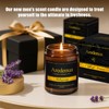 Oud & Sandalwood Candle, Scented Candles for Home, Aromatherapy Candle