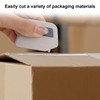 lasuroa Pack of 2 Mini Ceramic Cardboard Cutter, Automatic Retractable