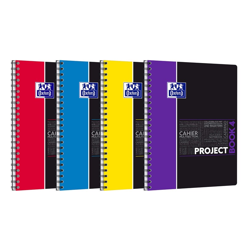 Oxford A4 Squared 100 Pages Notebook