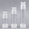 JNT International Transparent Airless Pump Bottle Dispenser Container 15ml 30ml