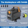 AquaMiracle 880GPH Submersible Water Pump Pond Pump(3330L/H, 45W), Water Fountain