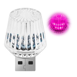 1 Pcs USB Star Sky Lamp for Cars, New Car USB Night Light, USB Led Car Interior Atmosphere Lights, Plug and Play, Used for Most Cars, Trucks, Suvs, Hallway, Party, Bedroom （Pink）