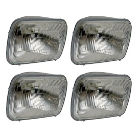 Faros (4 Piezas) Luces Altas Y Bajas Supra 86/93 Wagner Hd Ambos Lados