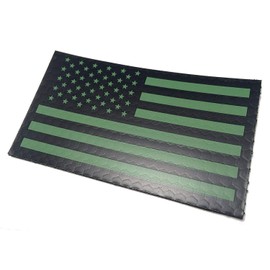 Forward OD Green Us IR Infrared Reflective USA Flag Military Morale Uniform (Hook/Loop) Patch