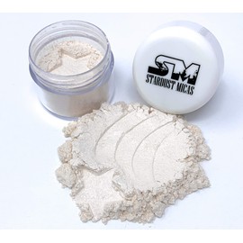 Stardust Micas Pigment Powder Cosmetic Grade Colorant for Makeup, Soap Making, Epoxy Resin, DIY Crafting Projects, Bright True Colors Stable Mica Batch Consistency (10 Gram Jar, Pearl Violet)