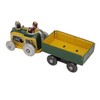 Wind Up Metal Walking Toy Tinplate Tractor Nostalgic Handmade Delicate