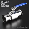 2" Tri-Clamp Ball Valve for home brewing, Stainless Steel 304,
