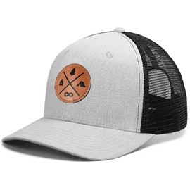 Boticci Trucker Hat for Men Women, Adjustable Outdoor Mesh Snapback Hat - GO Outdoors