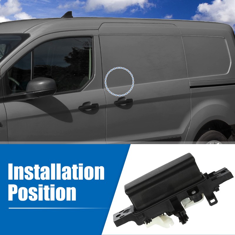 X AUTOHAUX Left Side Interior Sliding Door Handle for Ford