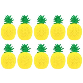 Garneck Office Decor 10pcs Refrigerator Magnets Pineapple Refrigerator Magnets Fruit Fridge Magnets Whiteboard Office Magnetic Stickers Fridge Magnet