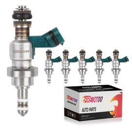 FIREMOTOO Fuel Injectors Pack of 6 1 Holes Compatible with Lex-us GS300 2006 3.0L V6 IS250 2006-2015 2.5L V6