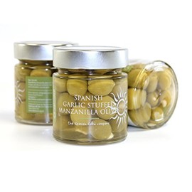 2 x 260g Manzanilla Olives stuffed with Garlic