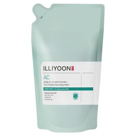 Illiyoon Cica Acne Clear Body Wash Refill, 400ml, 1 piece / 일리윤 시카 아크네 클리어 바디워시 리필, 400ml, 1개
