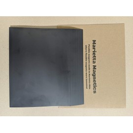 Marietta Magnetics Plain Sheets 8.5" x 11" Pack of 25 Create Your own Magnet! Flexible Magnet for Photos Crafts Stamp Dies Signs & More