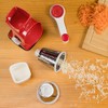 KEOUKE Rotary Cheese Grater with Handle Vegetable Cheese Shredder Slicer